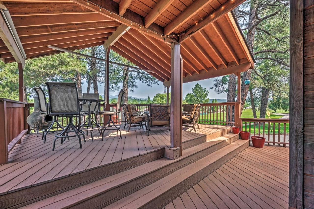 Cozy Ruidoso Cabin With Private Hot Tub And Large Deck المظهر الخارجي الصورة