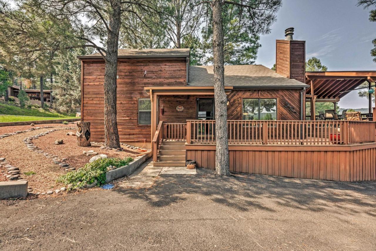 Cozy Ruidoso Cabin With Private Hot Tub And Large Deck المظهر الخارجي الصورة