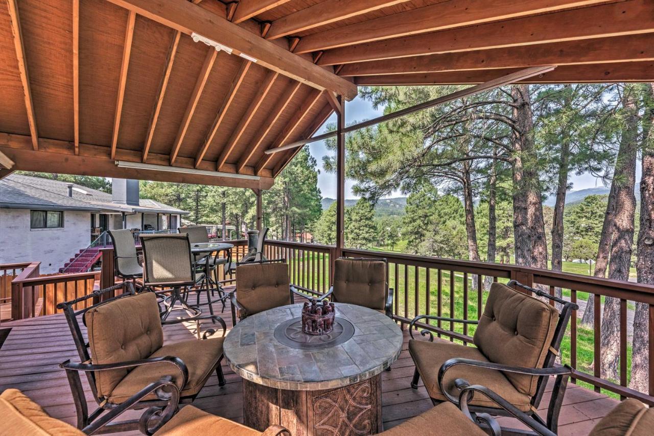 Cozy Ruidoso Cabin With Private Hot Tub And Large Deck المظهر الخارجي الصورة