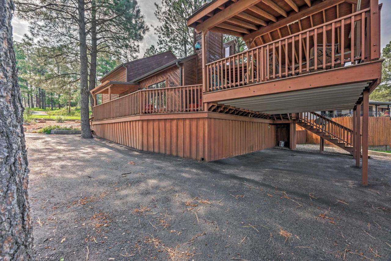Cozy Ruidoso Cabin With Private Hot Tub And Large Deck المظهر الخارجي الصورة