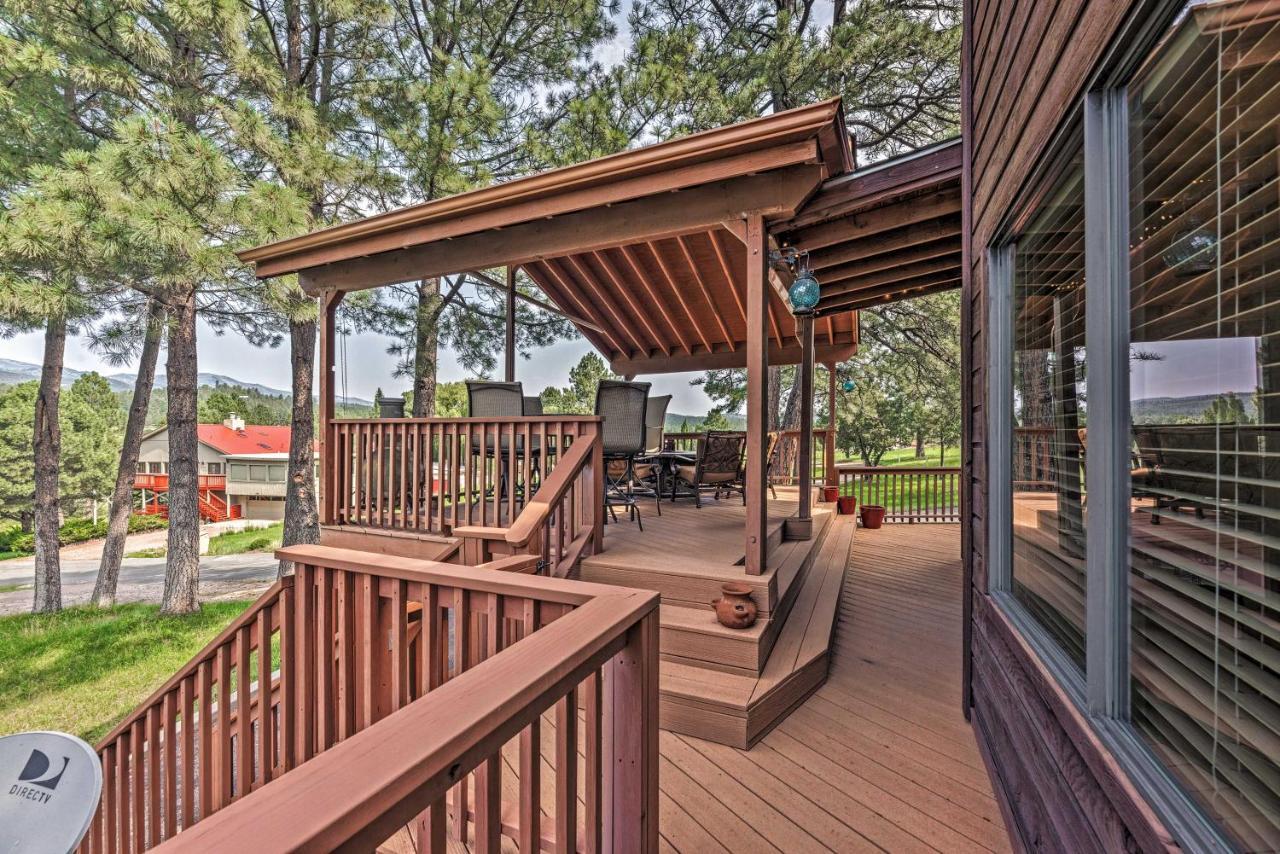 Cozy Ruidoso Cabin With Private Hot Tub And Large Deck المظهر الخارجي الصورة